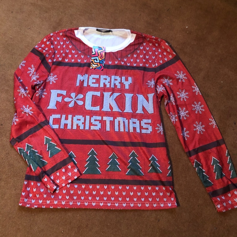 Men’s Christmas long sleeve top